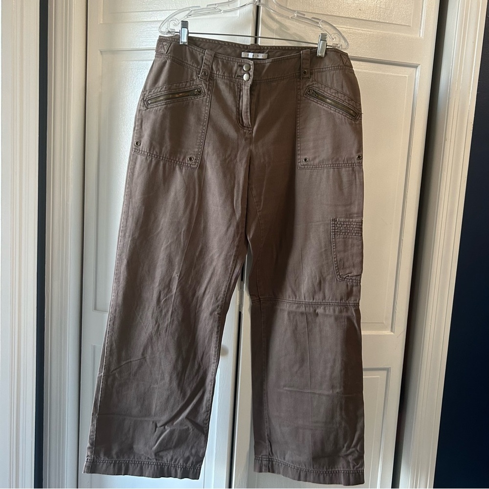 CAbi womens Dark Brown Cargo Pants